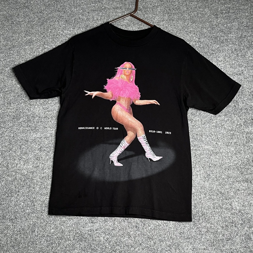 Official Beyonce Renaissance World Tour 2023 T-Shirt Graphic Concert Unisex M